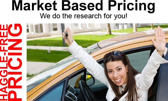 Market Based Pricing. We do the research for you! Haggle-free pricing.